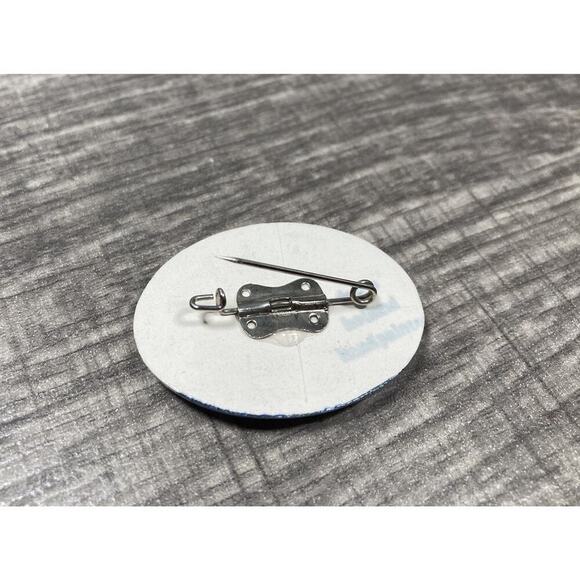 Delft Holland Handmade Blue White Windmill Porcelain Oval Brooch Lapel Pin - Picture 6 of 7